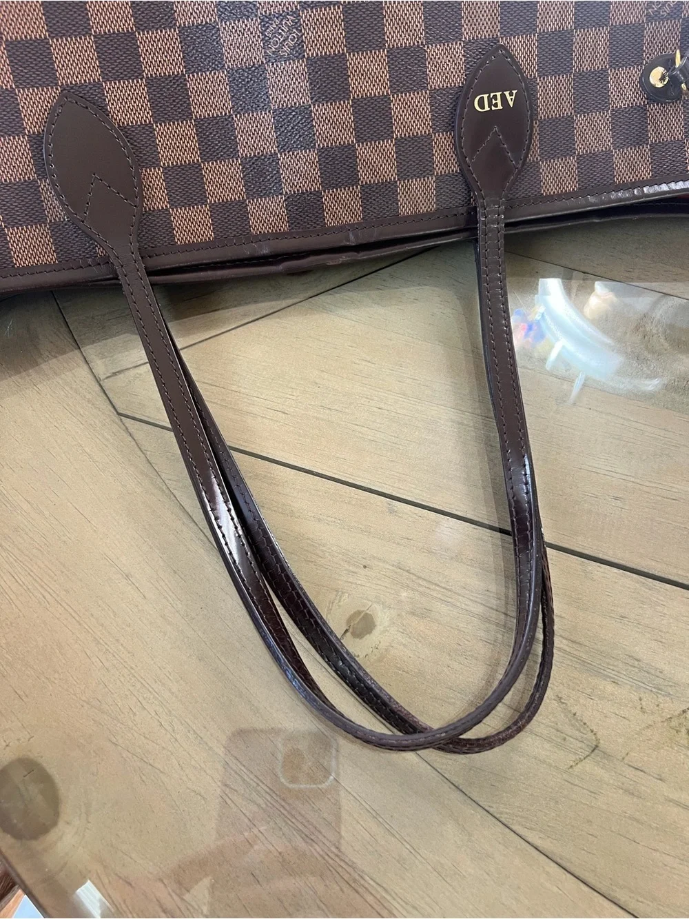 Louis Vuitton Neverfull MM with Red Interior